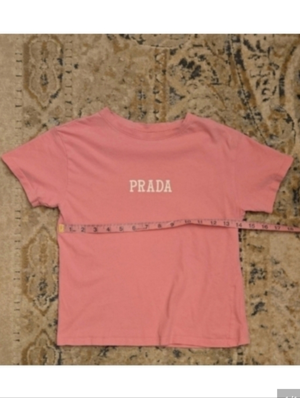 Prada Kids Light Pink Tee